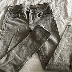 Rag & Bone Grey Skinny Jean